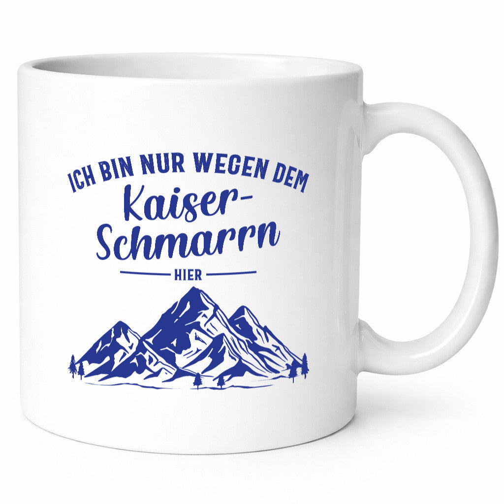 Nur wegen Kaiserschmarrn hier | Berge Bäume Geschenk Humor Geschenkidee