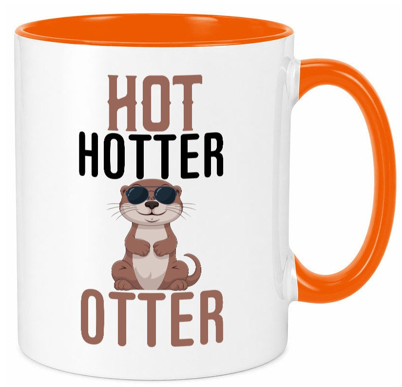 Lustiger Otter | Hot Wortwitz Sonnenbrille Tiercomic v2 Geschenkidee Tasse