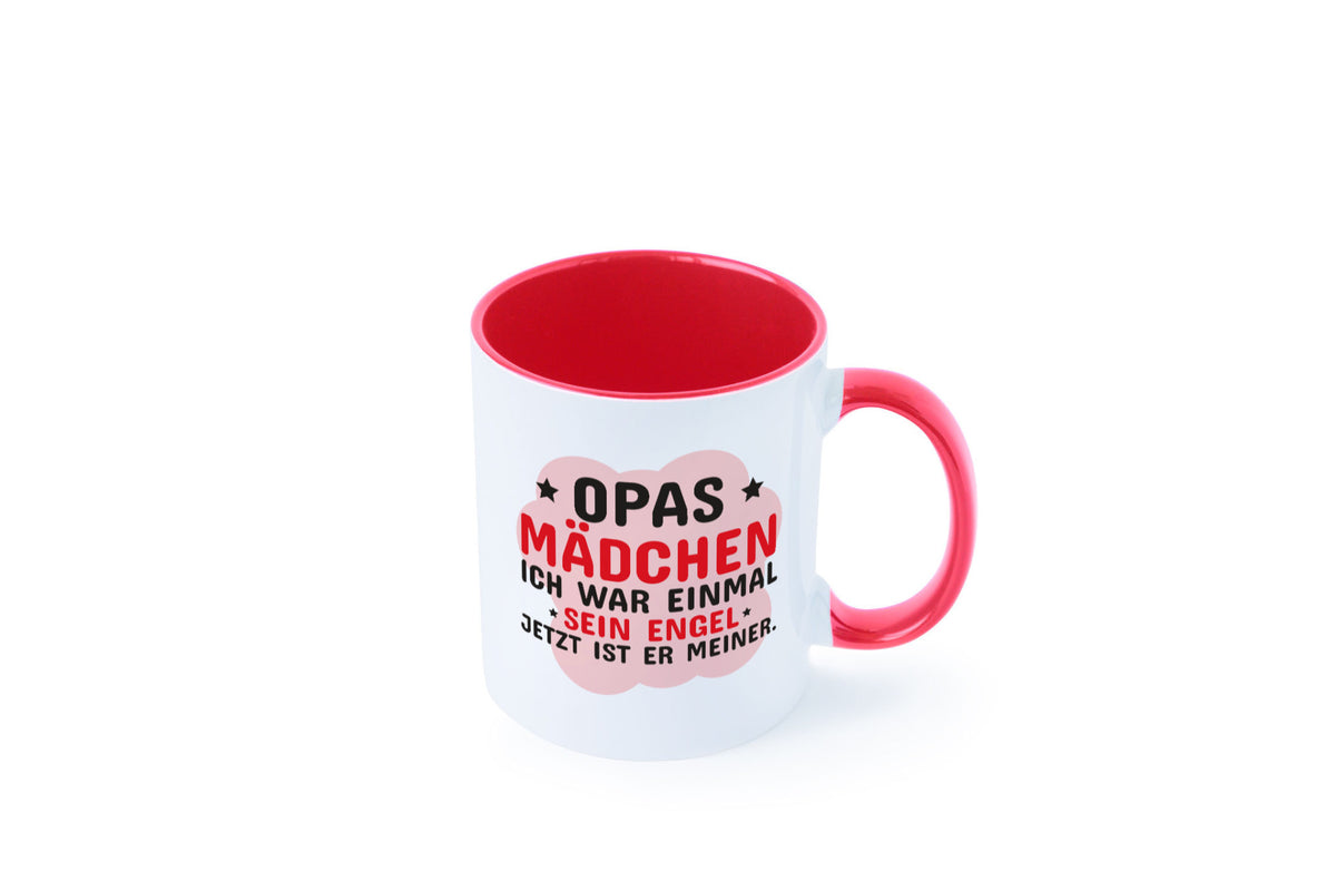 Opas Mädchen | Trauer Tasse Abschied Enkelin lustig Familie Geschenkidee