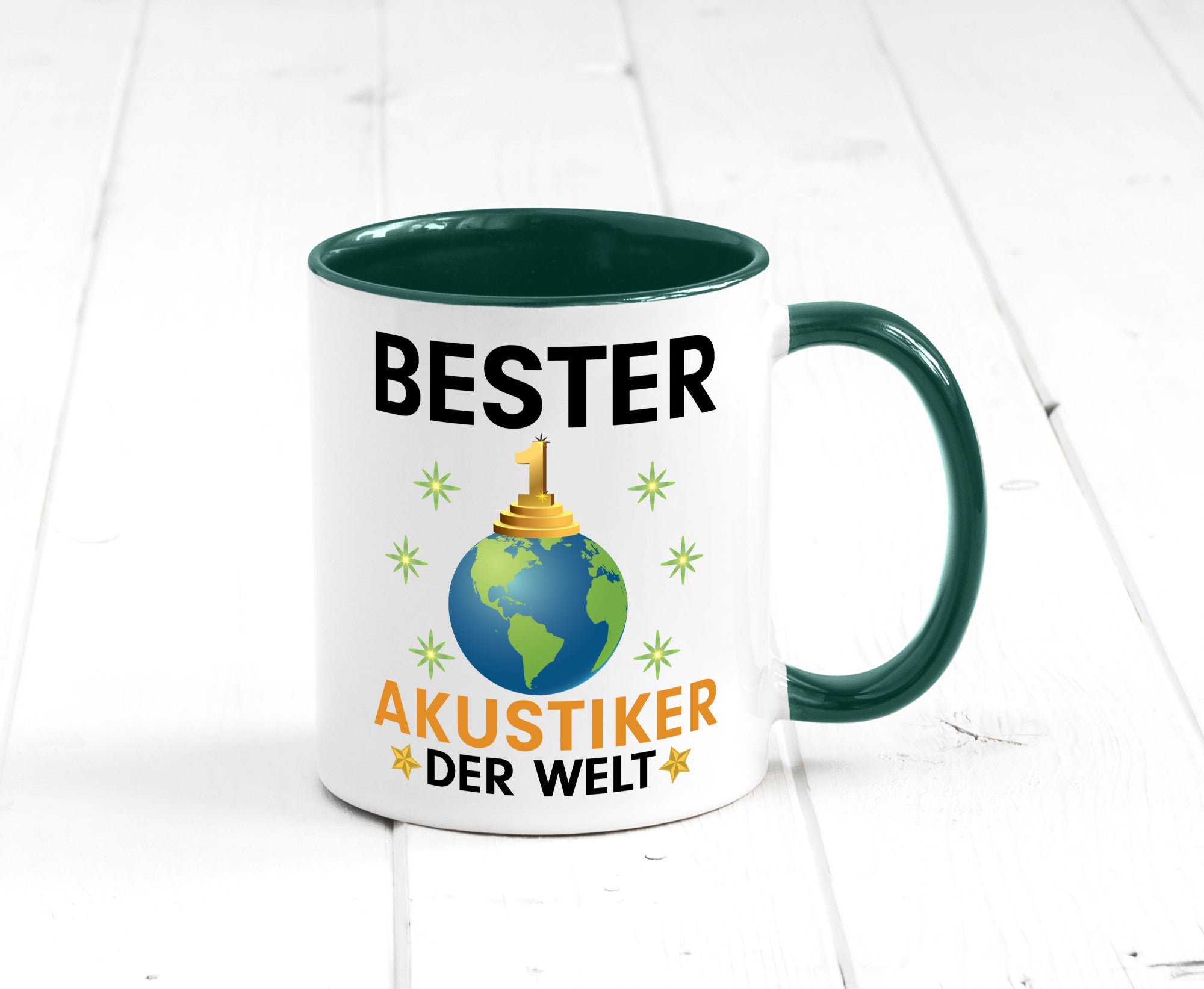 Welt Bester Akustiker | Akustik Hörgeräteakustik Geschenkidee Humor Tasse