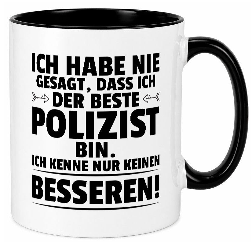 Der Beste Polizist | Polizei Humor Geschenkidee Tasse