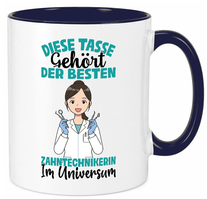 Im Universum: Zahntechnikerin | Zahnmedizin Humor Geschenkidee Tasse