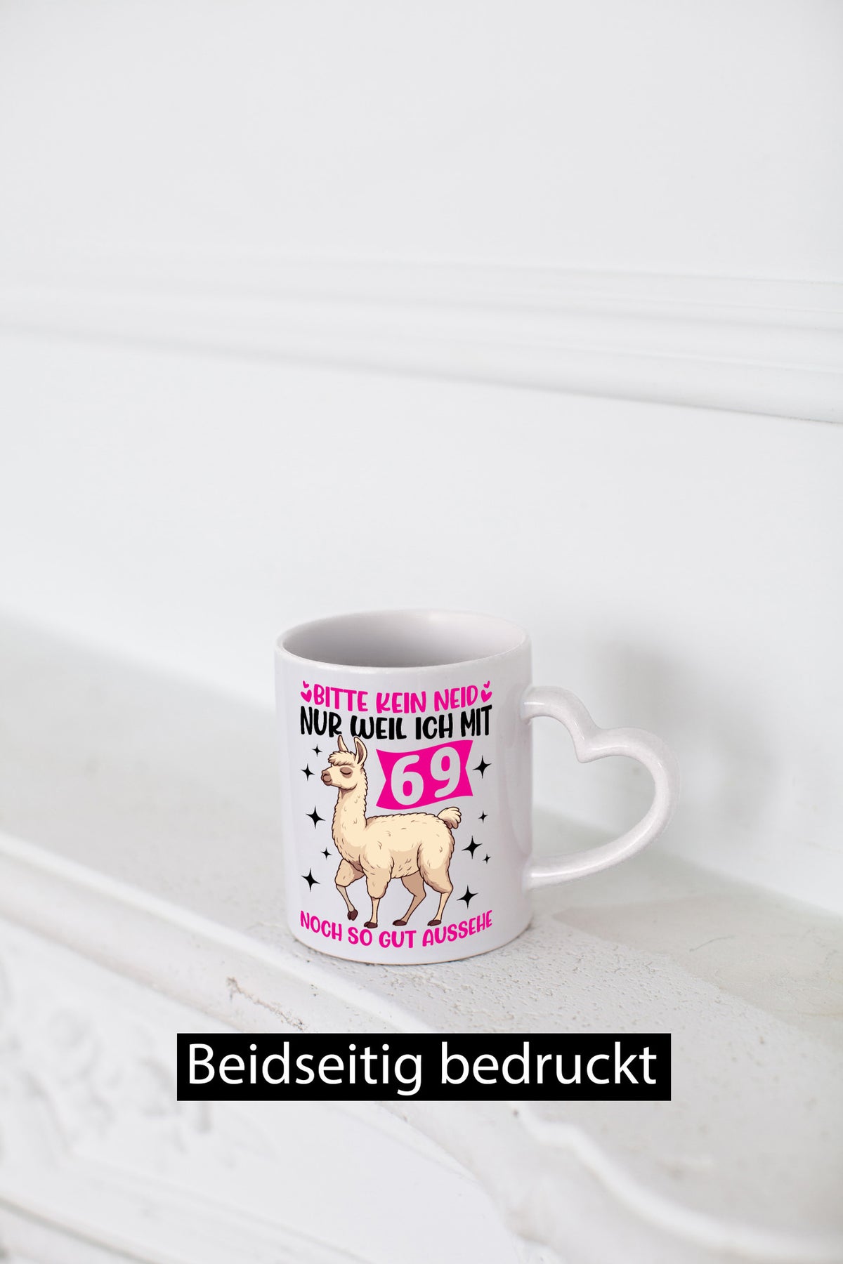 69. Geburtstag | 69 Jahre Lama gut aussehen lustiger Spruch Geschenk Tasse