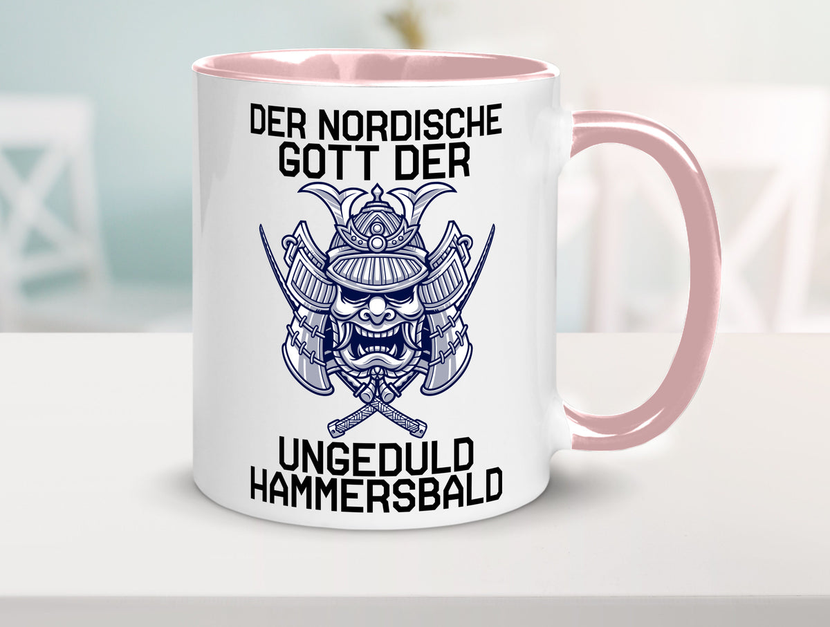 Nordischer Gott der Ungeduld | Mythologie Wikinger lustig Humor Geschenkidee Tasse
