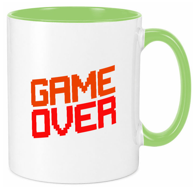 Game Over | Gamer Zocker Retro PC Nerd Pixel Geschenkidee Humor Tasse