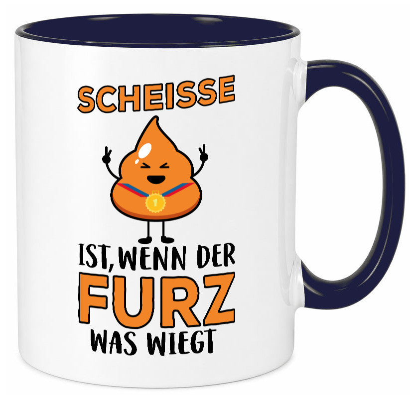 Scheisse ist lustiger Spruch Geschenk Humor Geschenkidee Tasse