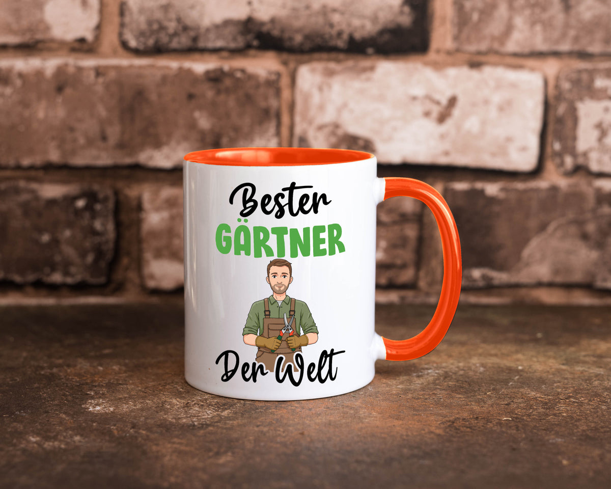 Bester Gärtner | Gartenbau v2 Geschenk Humor Geschenkidee lustiger Spruch Tasse