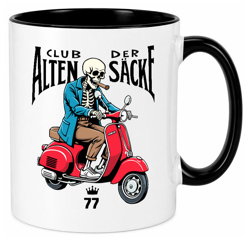 77. Geburtstag | 77 Jahre Club der alten Säcke v2 lustiger Spruch Geschenk Tasse