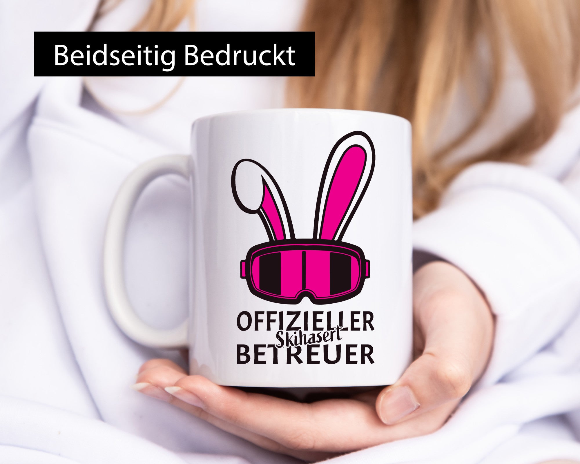 Offizieler Skihaserl Betreuer | Ski-Brille Hasenohren Geschenk Humor