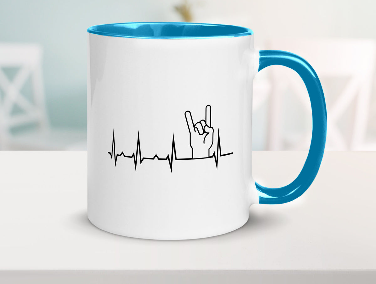 Heavy Metal Motiv | Rocker Musiker Rock Musik Geschenk Humor Geschenkidee Tasse