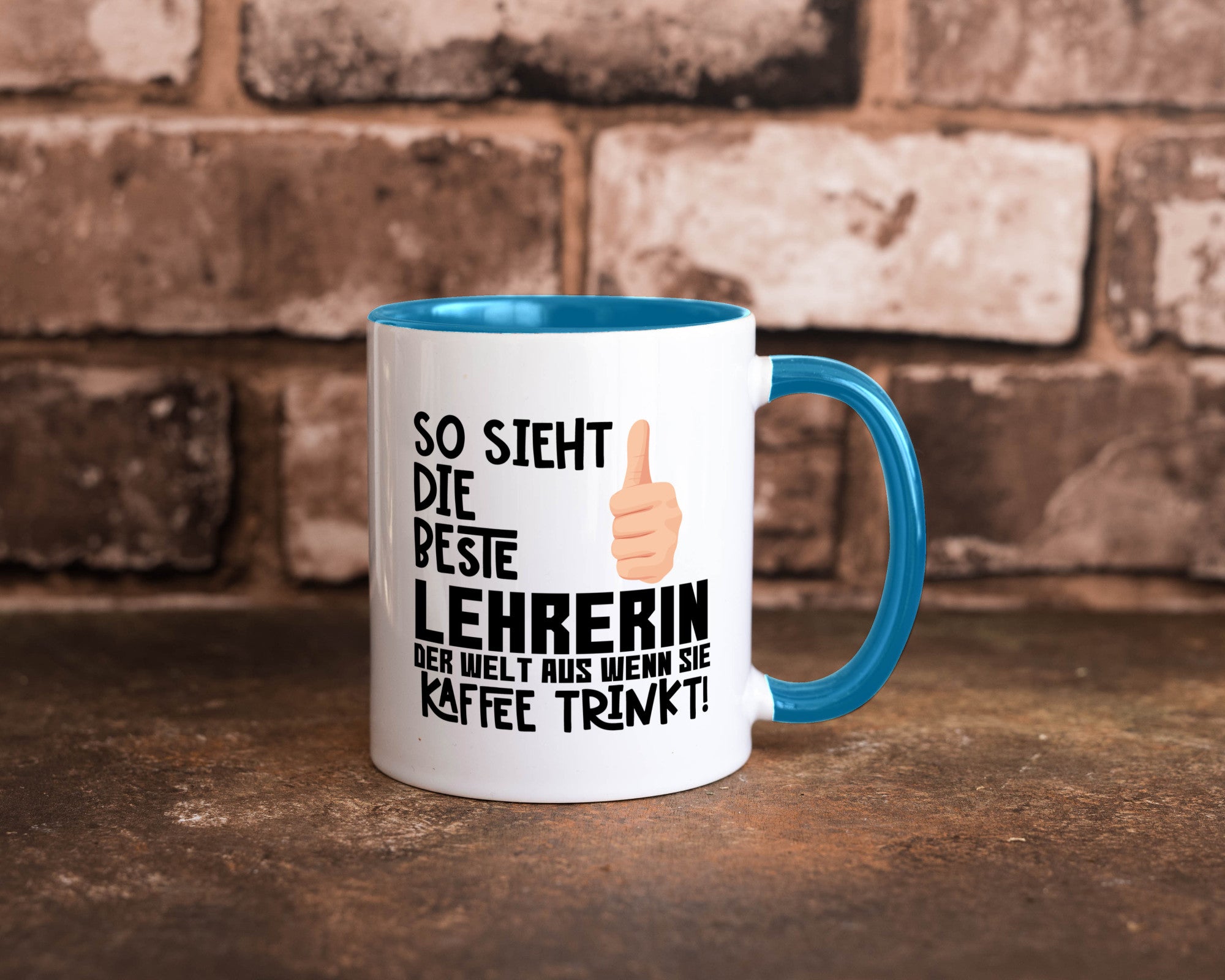 Beste Lehrerin | Lehrer Tasse Schule Dankeschön lustiger Spruch Geschenk Humor