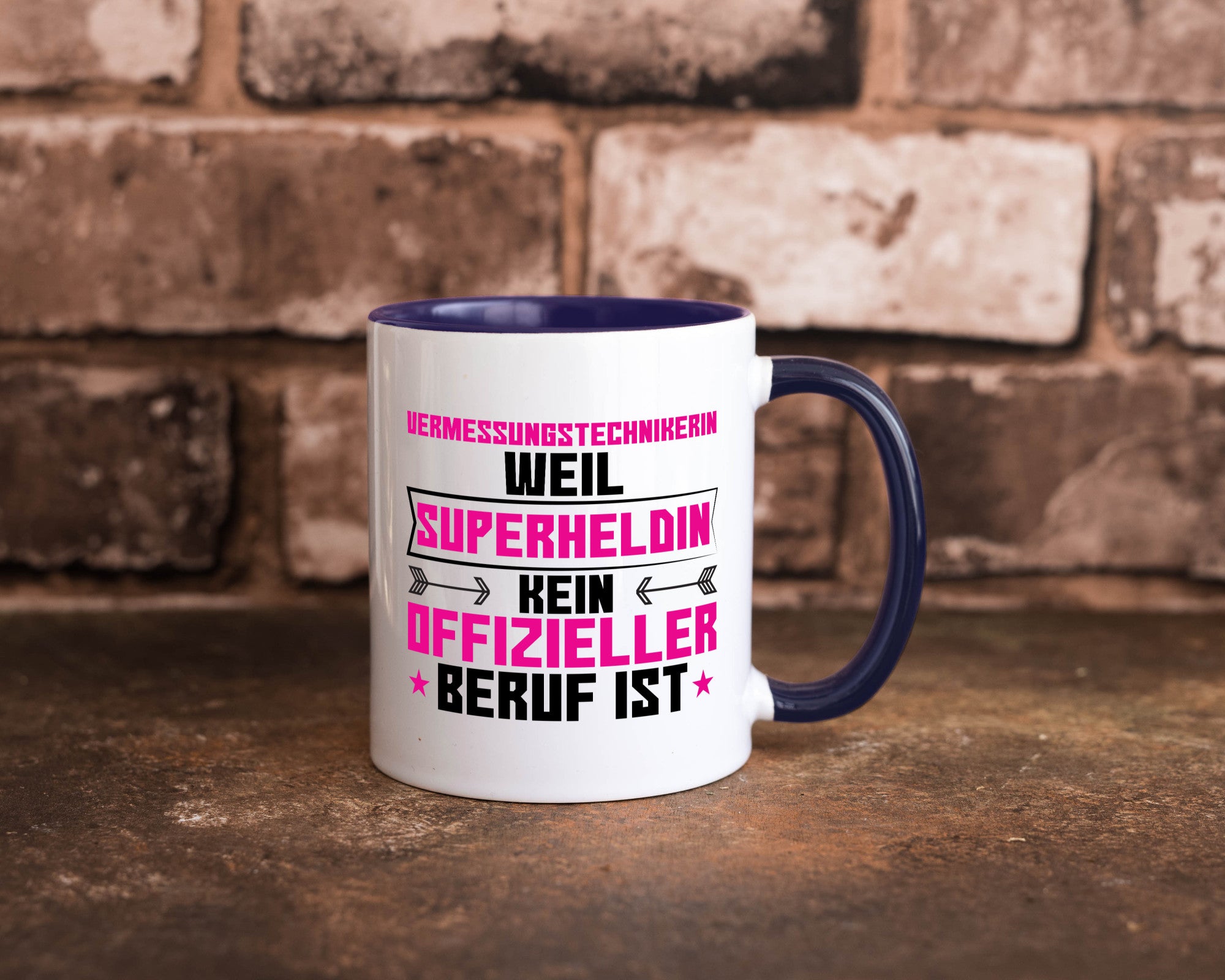 Superheldin Vermessungstechnikerin | Techniker Humor Geschenkidee Tasse