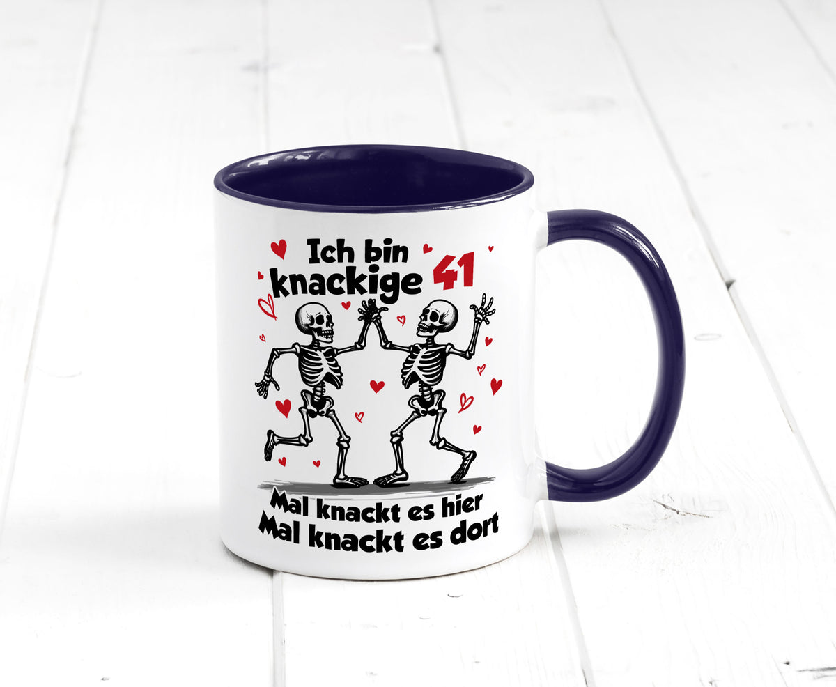 41. Geburtstag | Knackige 41 Ich bin alt v2 Humor Geschenkidee Tasse