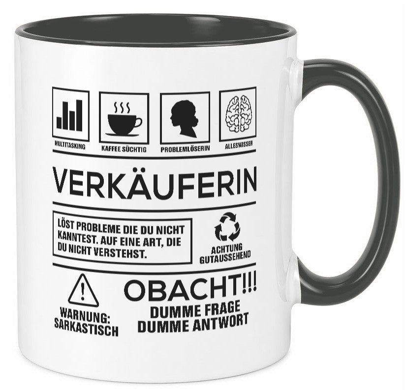 Achtung Probleme Verkäuferin| Kollegin | Verkaufsjob lustig Arbeit Kollegen