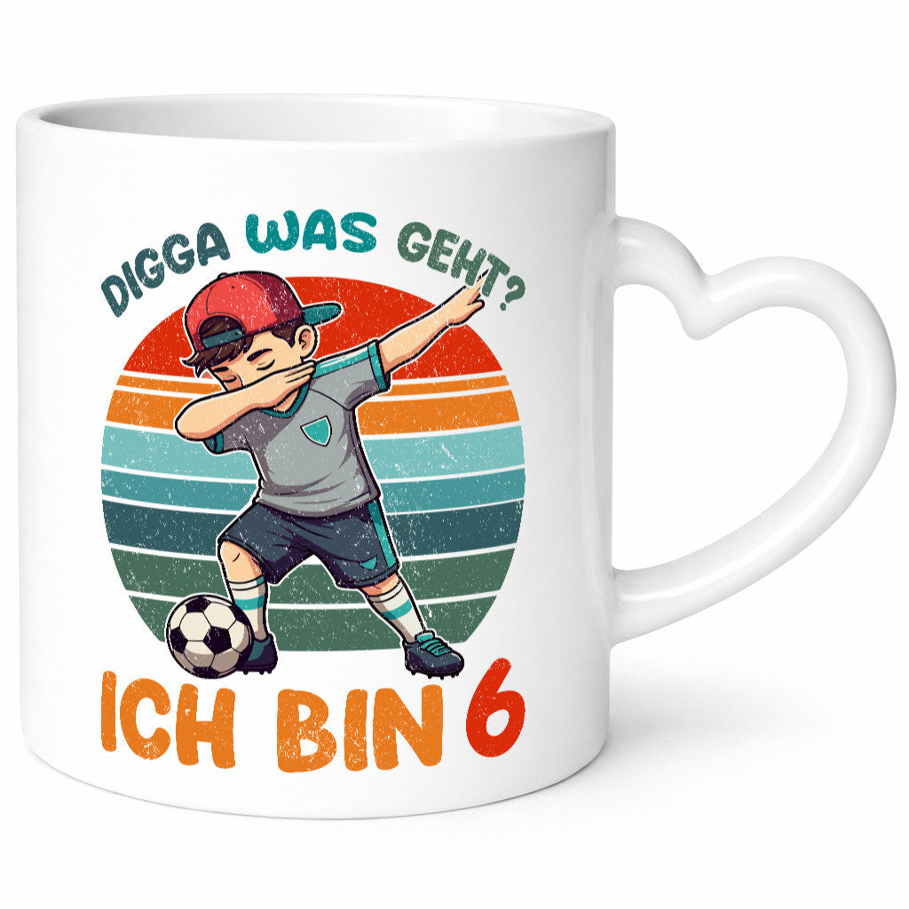 6. Geburtstag | 6 Jahre digga ich bin Dabbing lustig Geschenkidee Geschenk Tasse