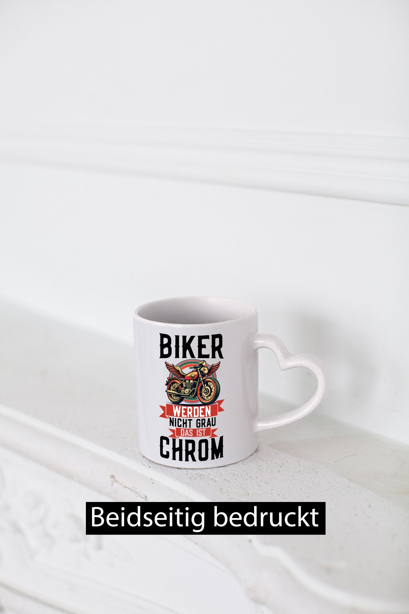 Biker werden nicht Grau das ist Chrom | Geschenkidee Humor Tasse
