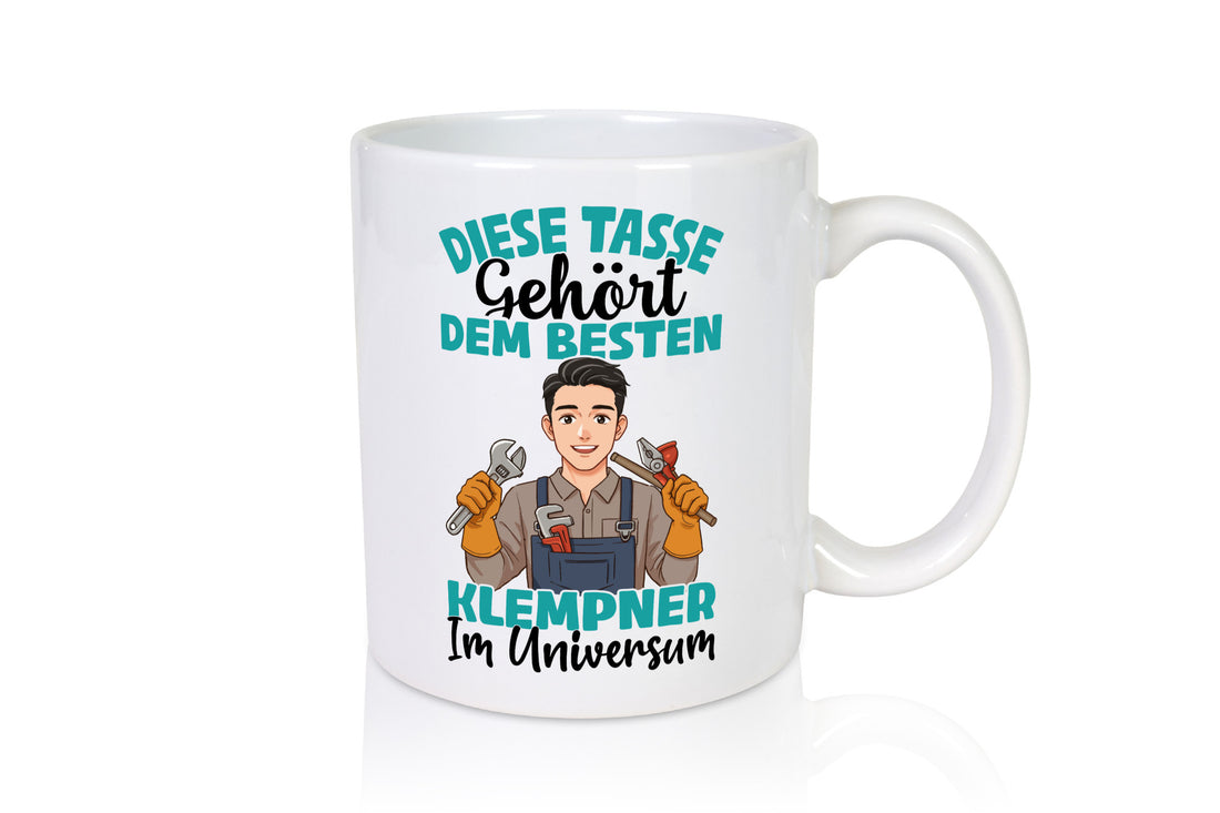Im Universum: Klempner |klempnern Humor Geschenkidee Tasse