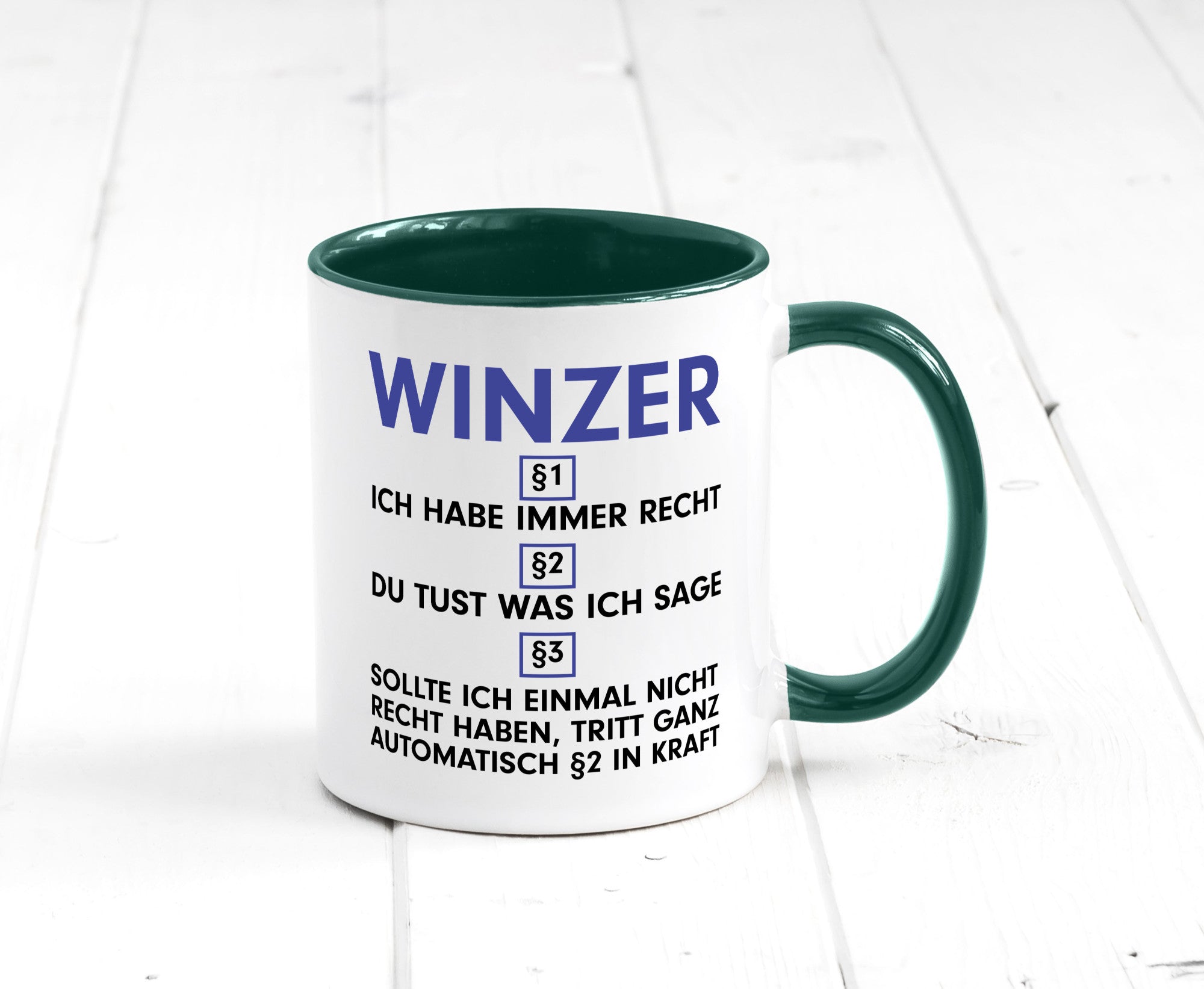 Ich habe immer Recht Winzer | Weinbauer Wein lustig Humor Geschenkidee Geschenk