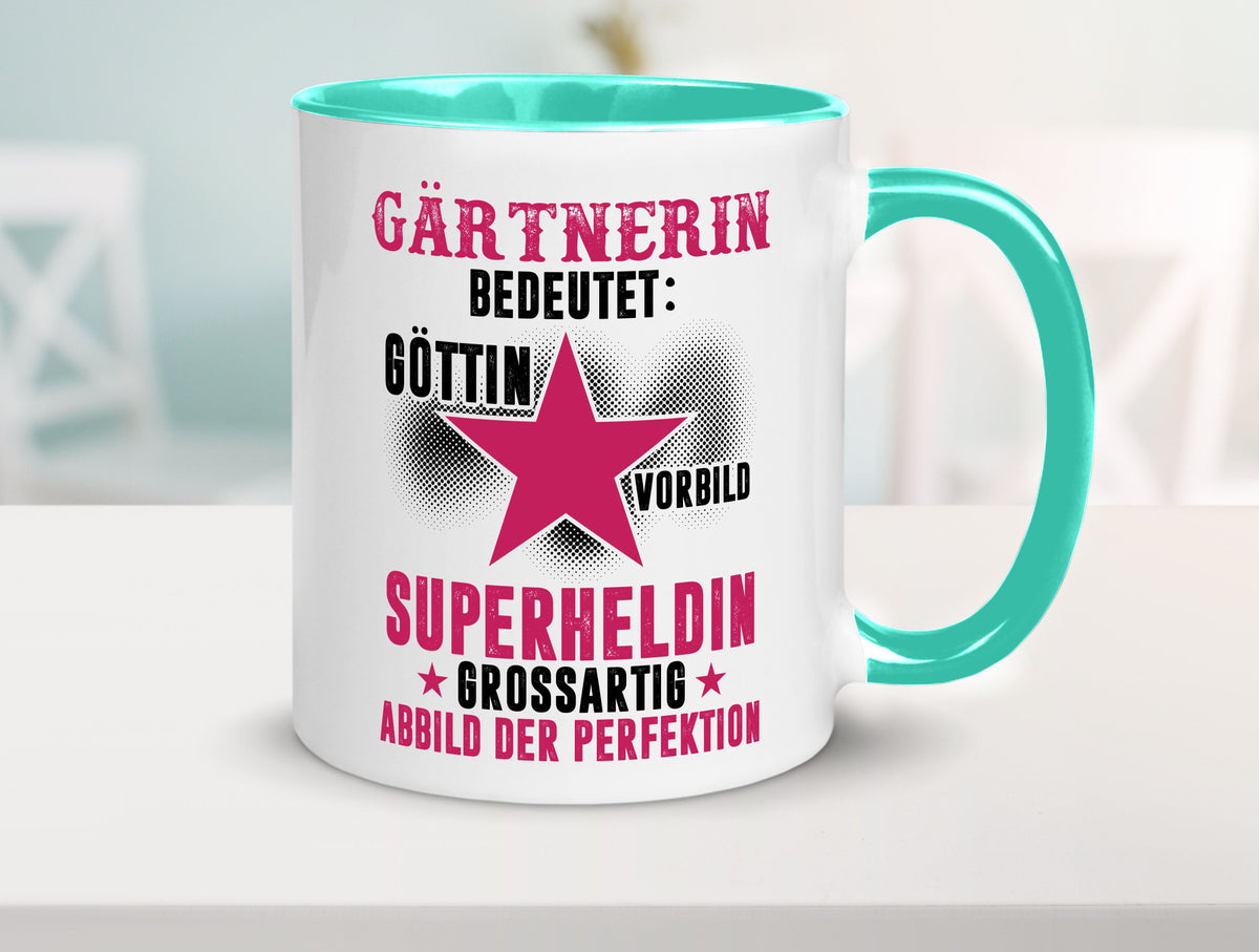 Bedeutung von Gärtnerin | Gartenbau lustiger Spruch Geschenk Humor Geschenkidee Tasse