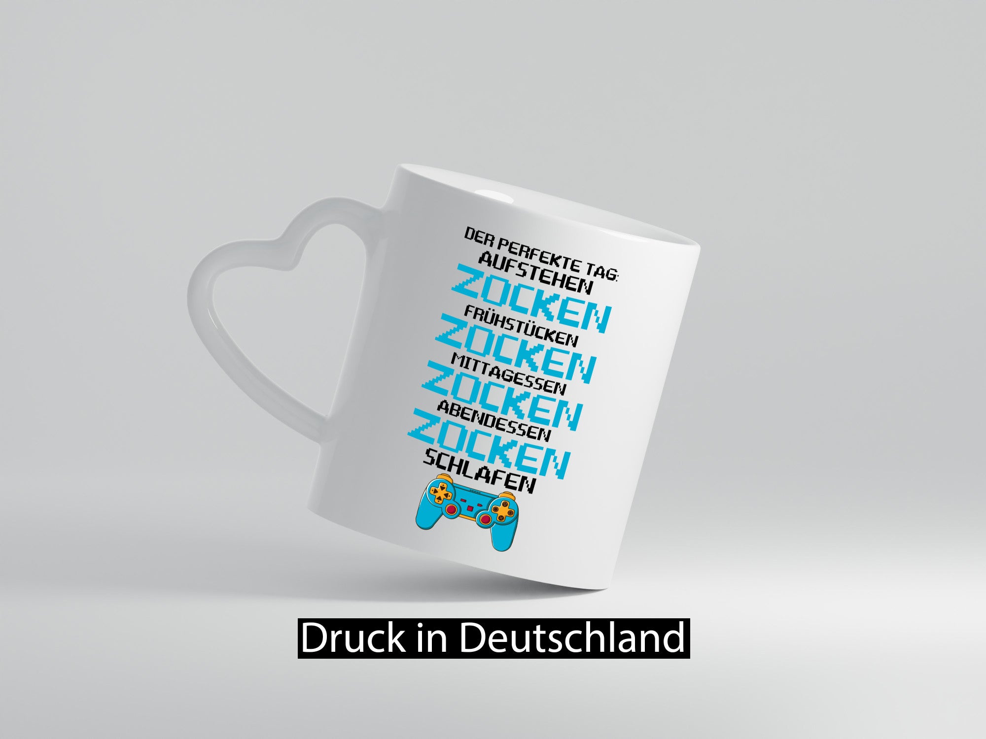 Der perfekte Tag | Zocker Tasse Gamer Witz Humor lustig Geschenkidee Geschenk