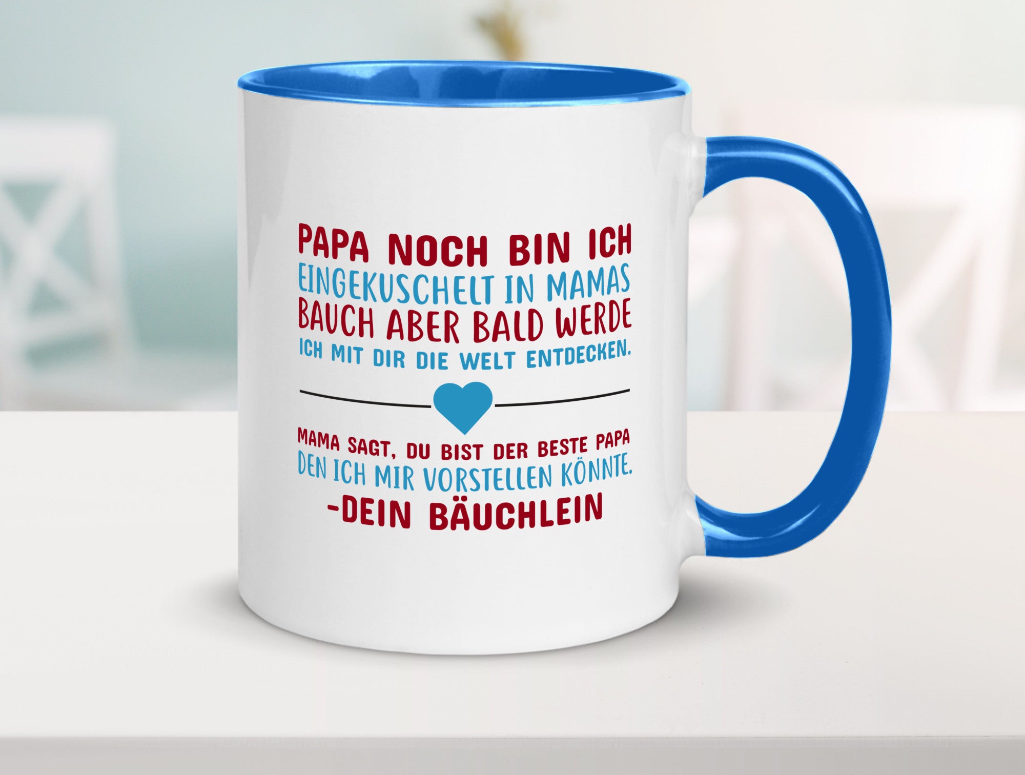 Schwangerschaft | Vaterschaft Tasse Papa Spruch Geschenk Familie Geschenkidee