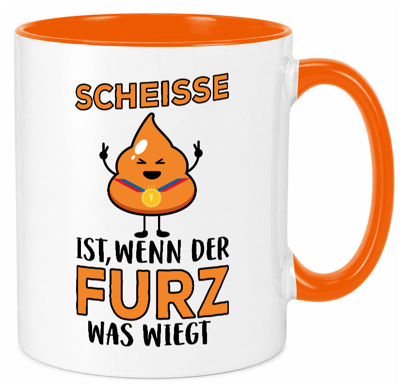 Scheisse ist lustiger Spruch Geschenk Humor Geschenkidee Tasse