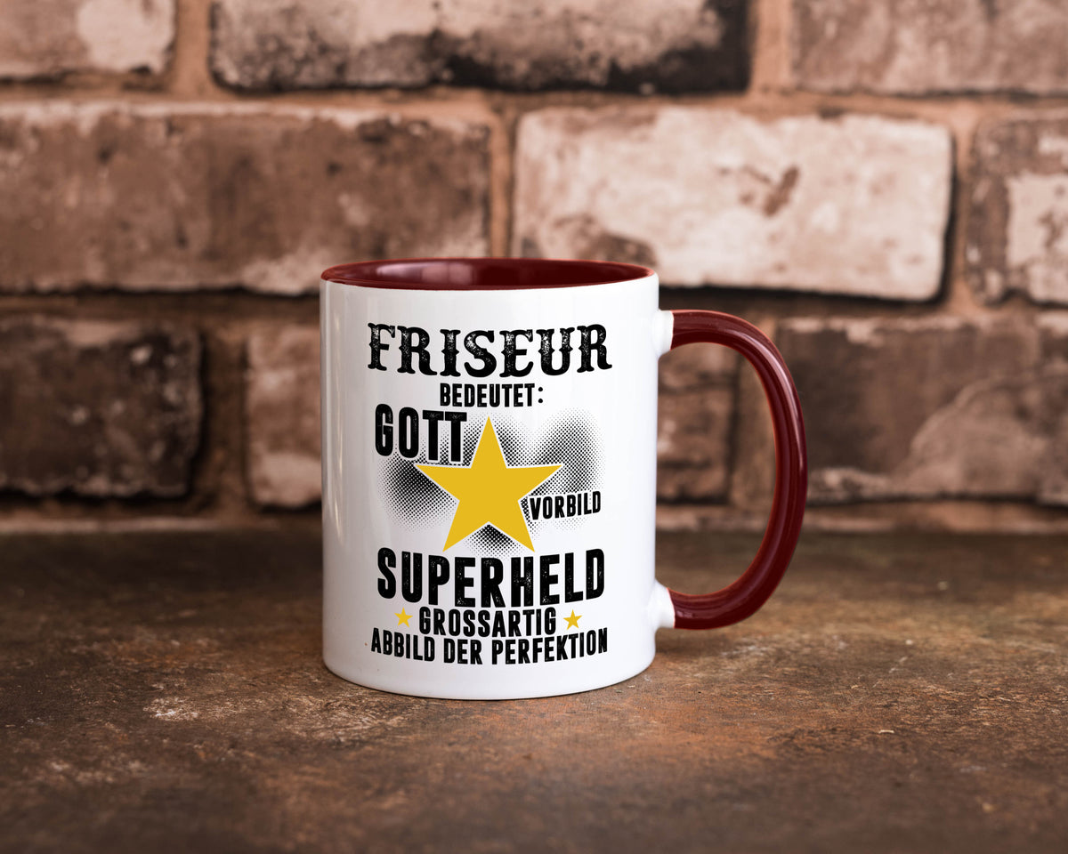 Bedeutung von Friseur | Frisör lustiger Spruch Geschenk Humor Geschenkidee Tasse