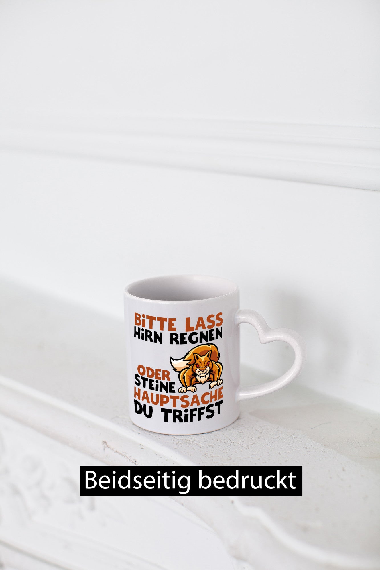 Hirn regen lassen lustiger Spruch Geschenk Humor Geschenkidee Tasse