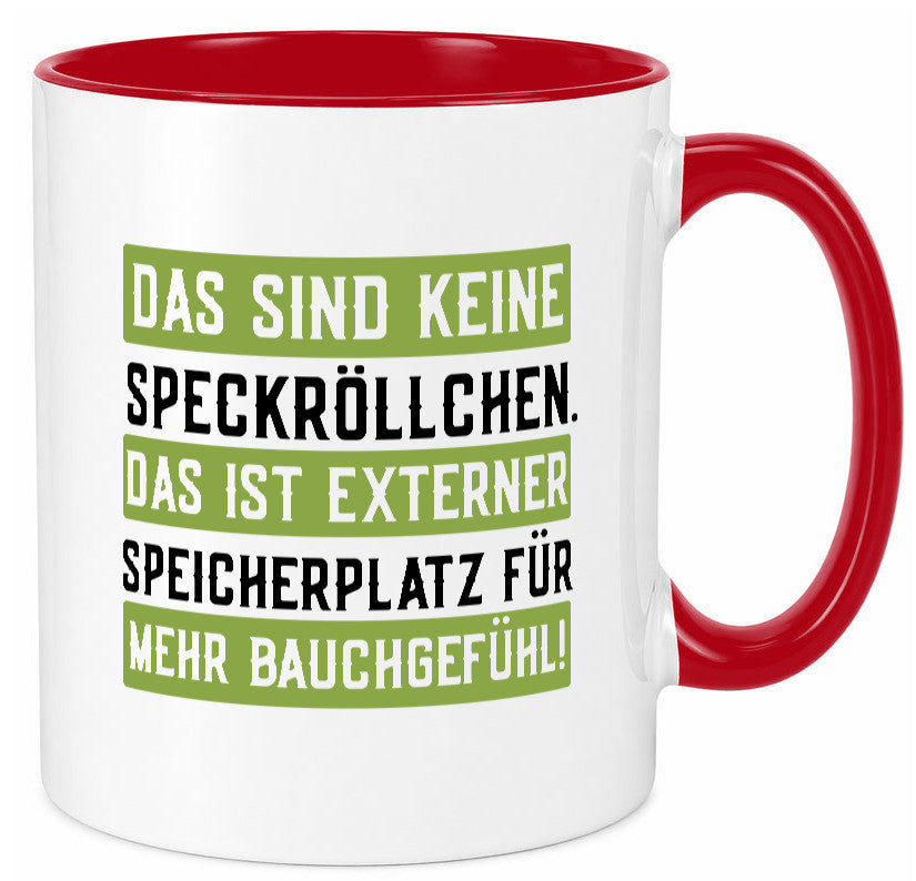 Keine Speckröllchen | Softwareentwickler PC Körperfülle Geschenkidee Humor Tasse