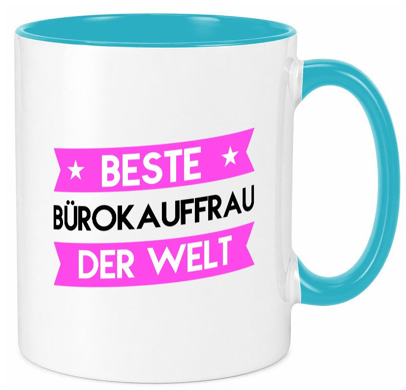 Beste Bürokauffrau | Kauffrau Humor Arbeit Kollegen Büro Geschenkidee Tasse