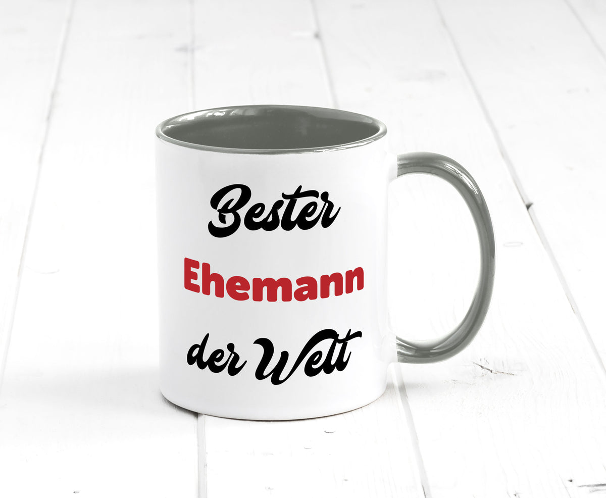 Bester Ehemann der Welt | Ehepaar Geschenkidee Humor Tasse