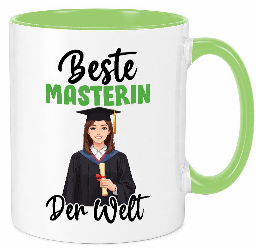 Beste Masterin | Student Uni Studium Humor Geschenkidee Tasse