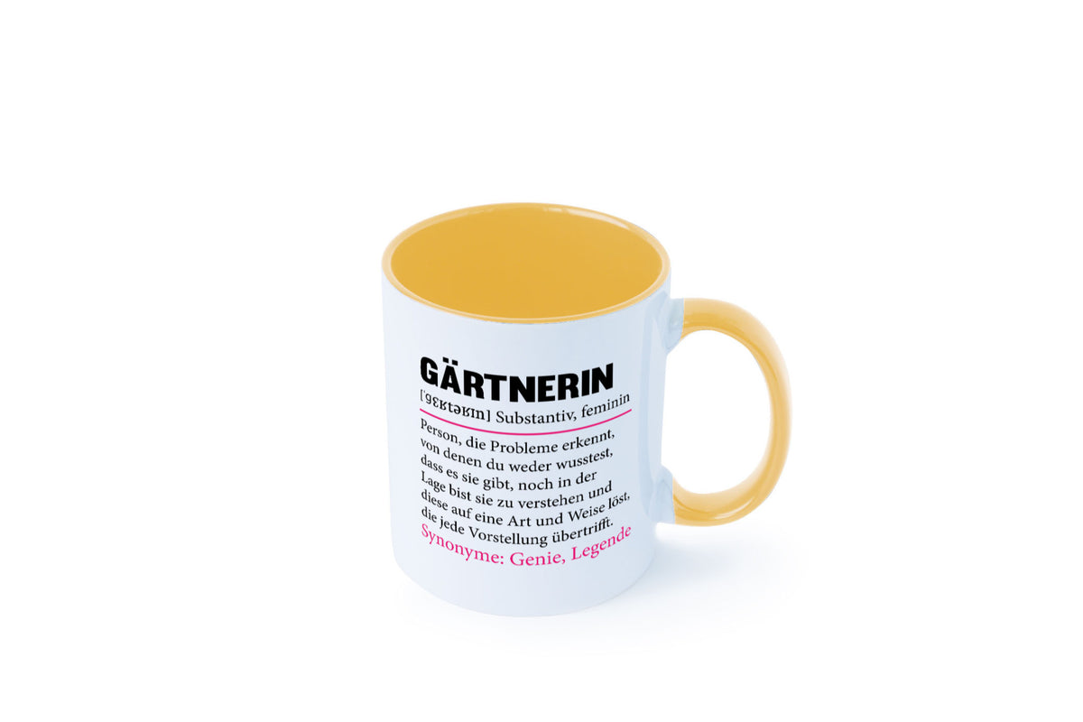 Gärtnerin | lustig Gartenbau Beruf Spruch Geschenk Arbeit Kollegen Büro Tasse