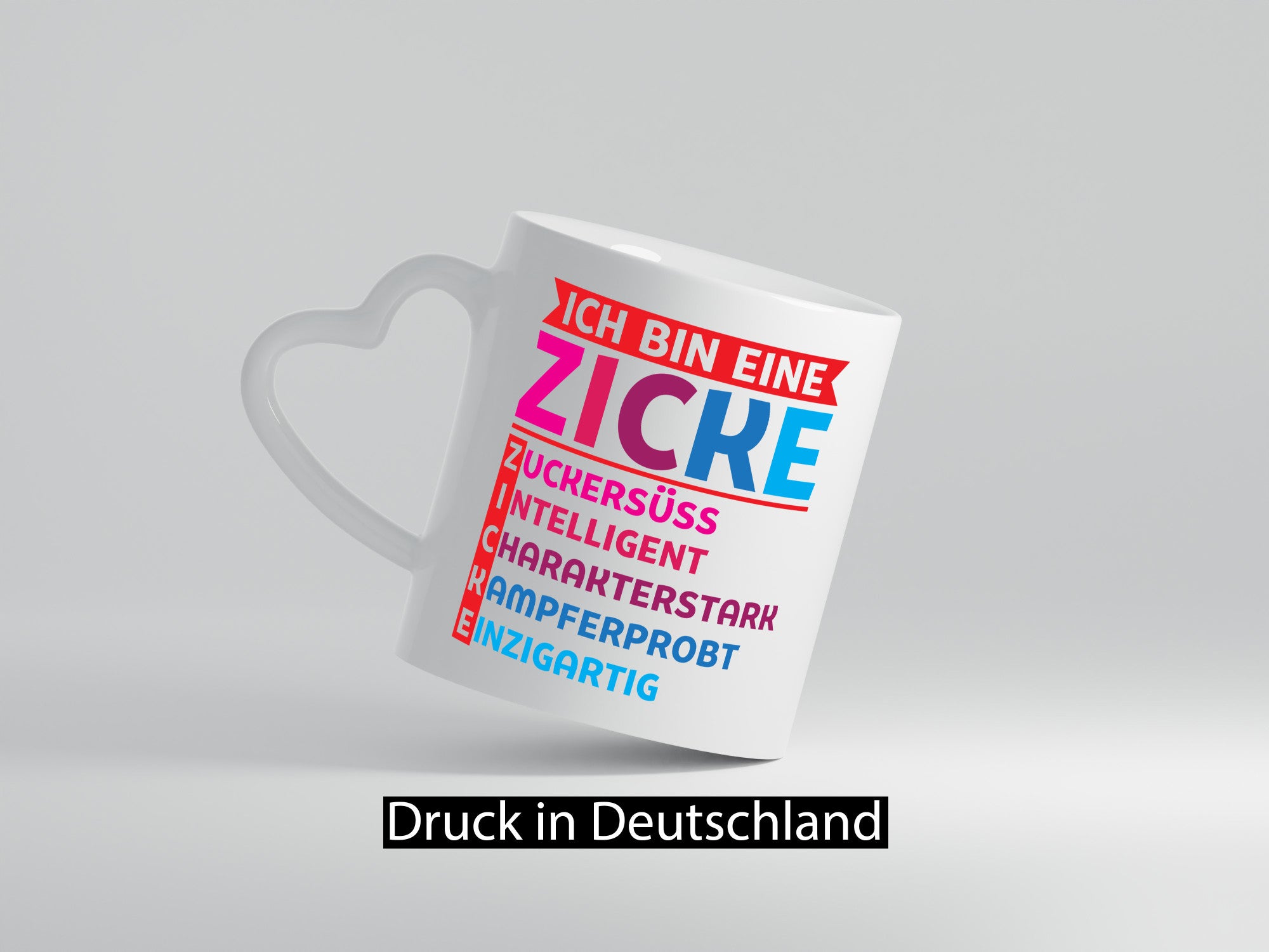 Ich bin eine Zicke | Definition süßes Mädchen v2 Geschenkidee Humor Tasse