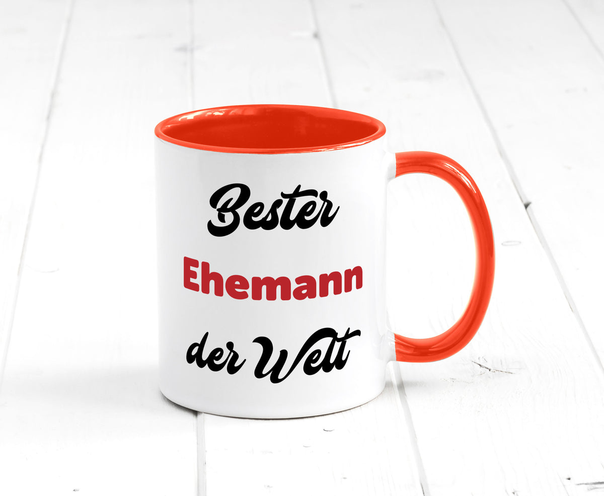Bester Ehemann der Welt | Ehepaar Geschenkidee Humor Tasse