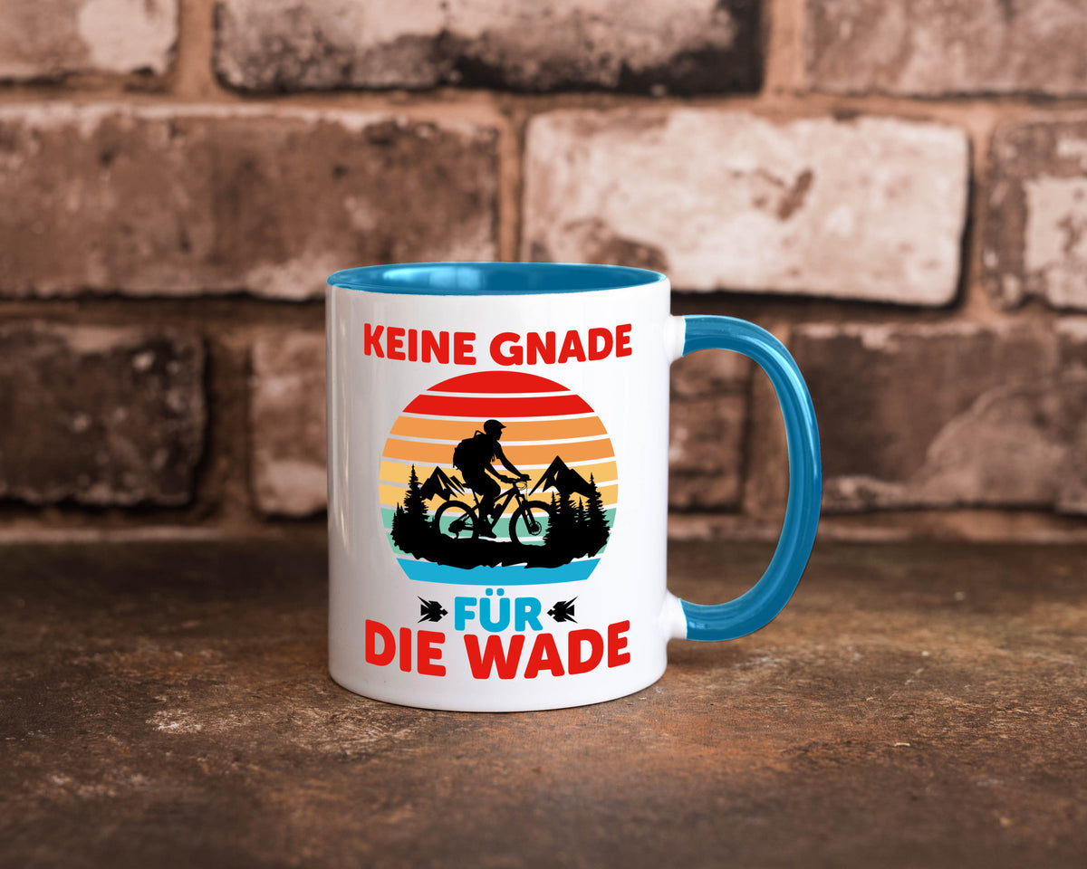 Keine Knade für die Wade | BMX Renrad Biker v2 lustig Humor Geschenkidee Tasse