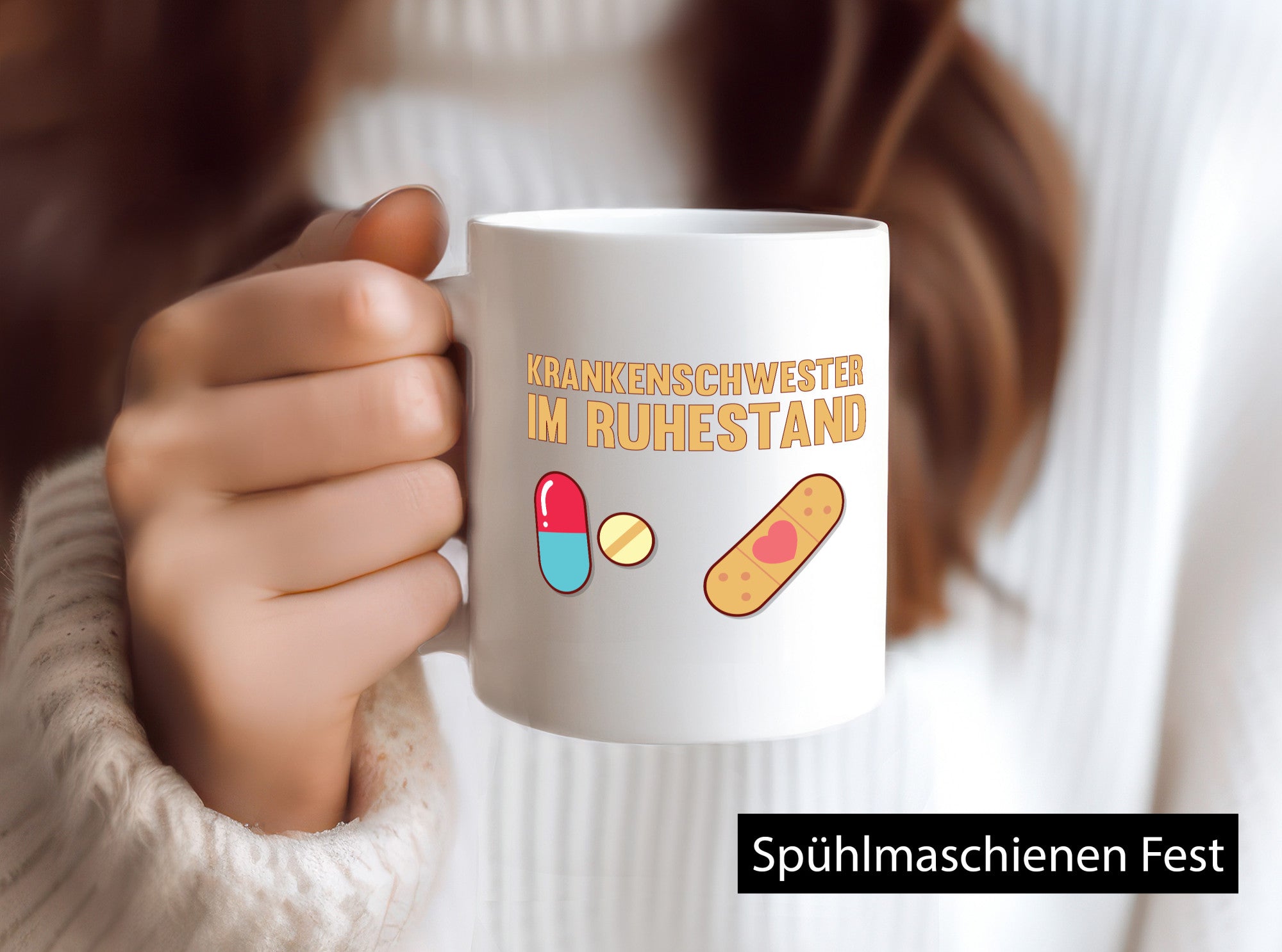 Krankenschwester im Ruhestand | Rentnerin Krankenschweste Geschenk Jubiläum