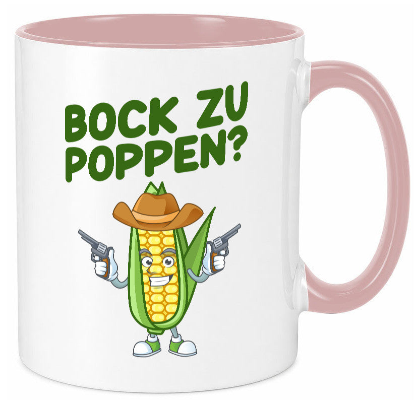 Bock auf Poppen | Mais Lustig Geschenk Humor Geschenkidee lustiger Spruch Tasse