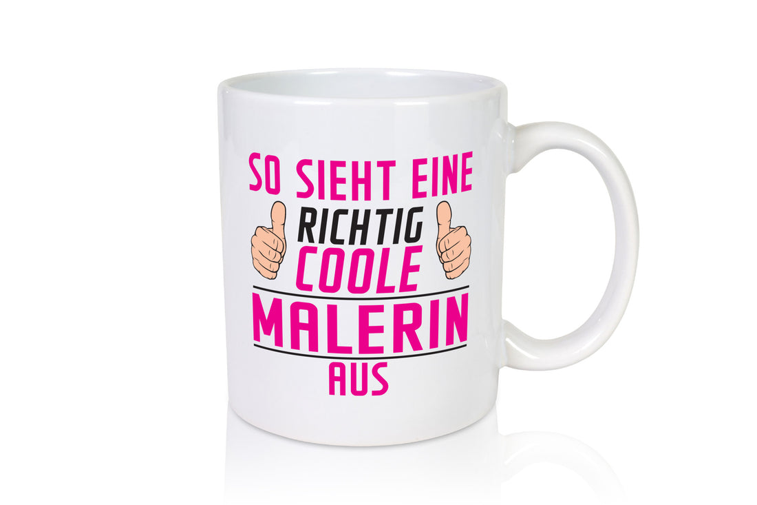 Richtig CooleMalerin | Malerinnen lustiger Spruch Geschenk Humor Geschenkidee
