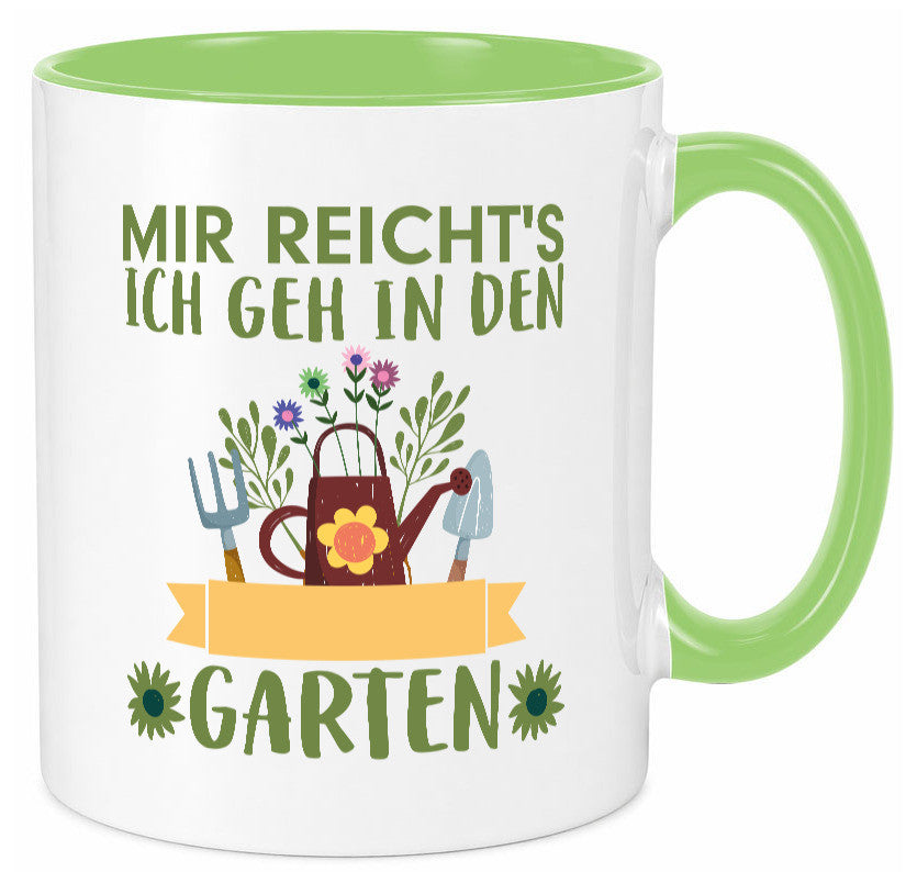Ich geh in den Garten | Gärtner Tasse Gartenarbeit Humor Arbeit Kollegen Büro