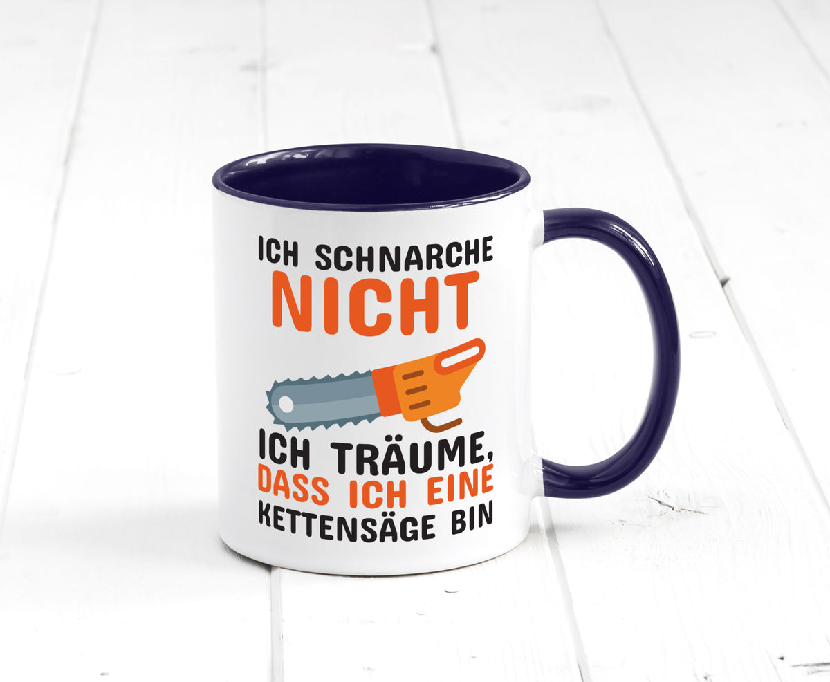 Ich schnarche nicht lustiger Spruch Geschenk Humor Geschenkidee Tasse