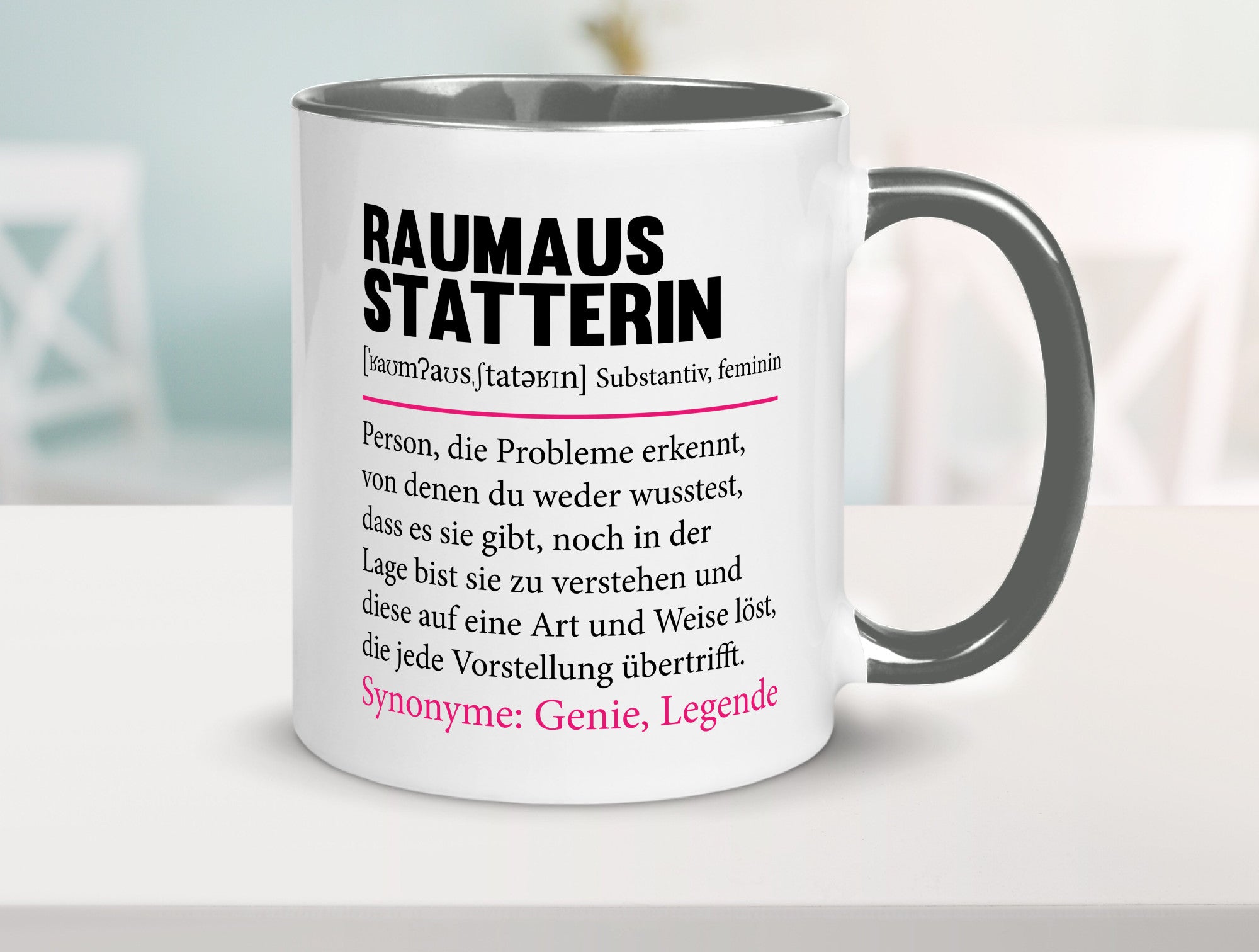 Raumausstatterin | Wohn Ausstatterin Beruf Humor Geschenk Arbeit Kollegen Büro
