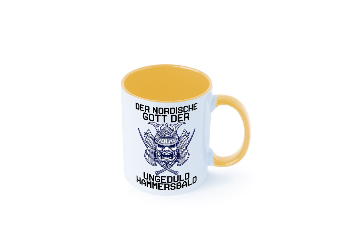 Nordischer Gott der Ungeduld | Mythologie Wikinger lustig Humor Geschenkidee Tasse
