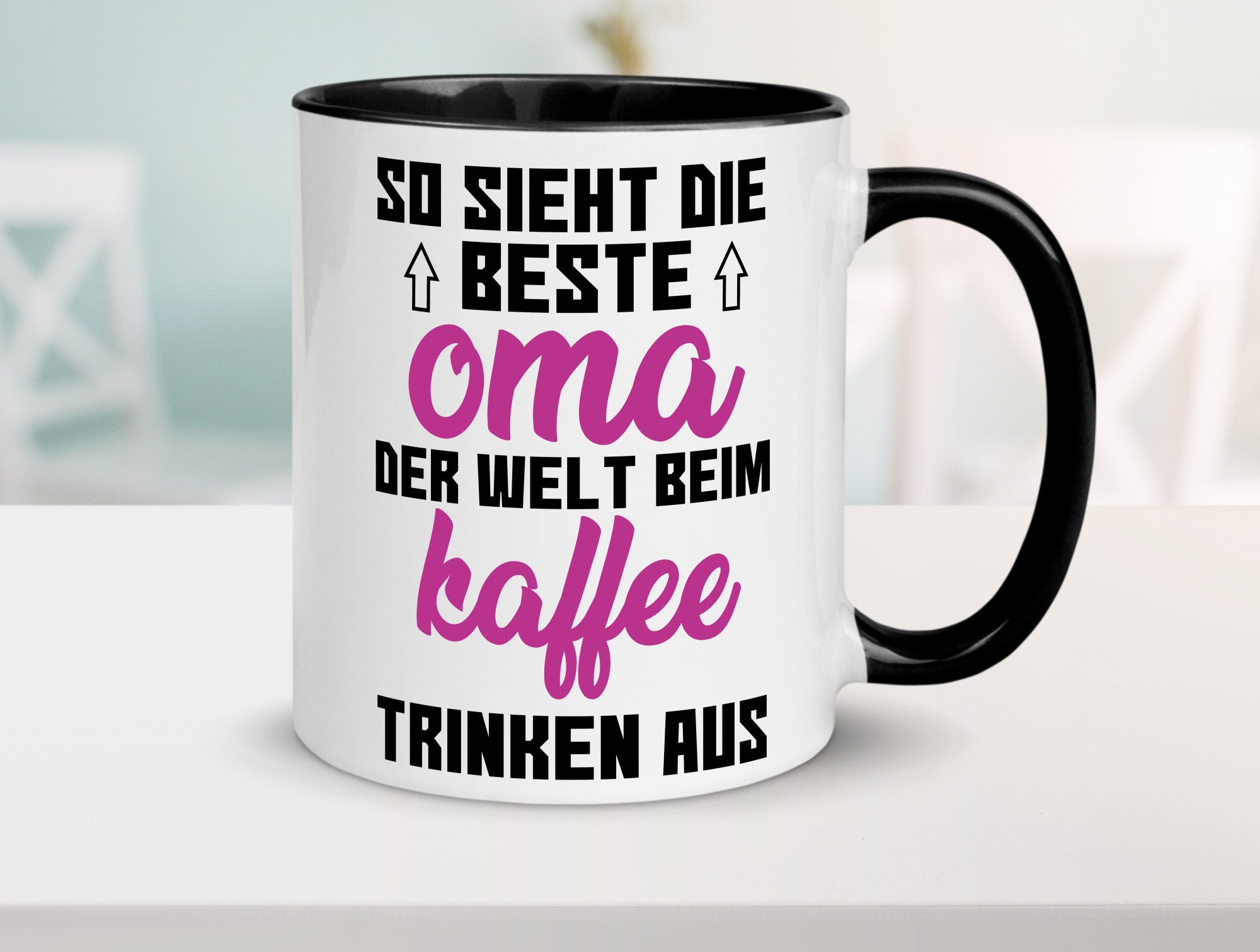 Beste Oma der Welt | Großmutter Tasse lustiger Spruch Geschenk Familie