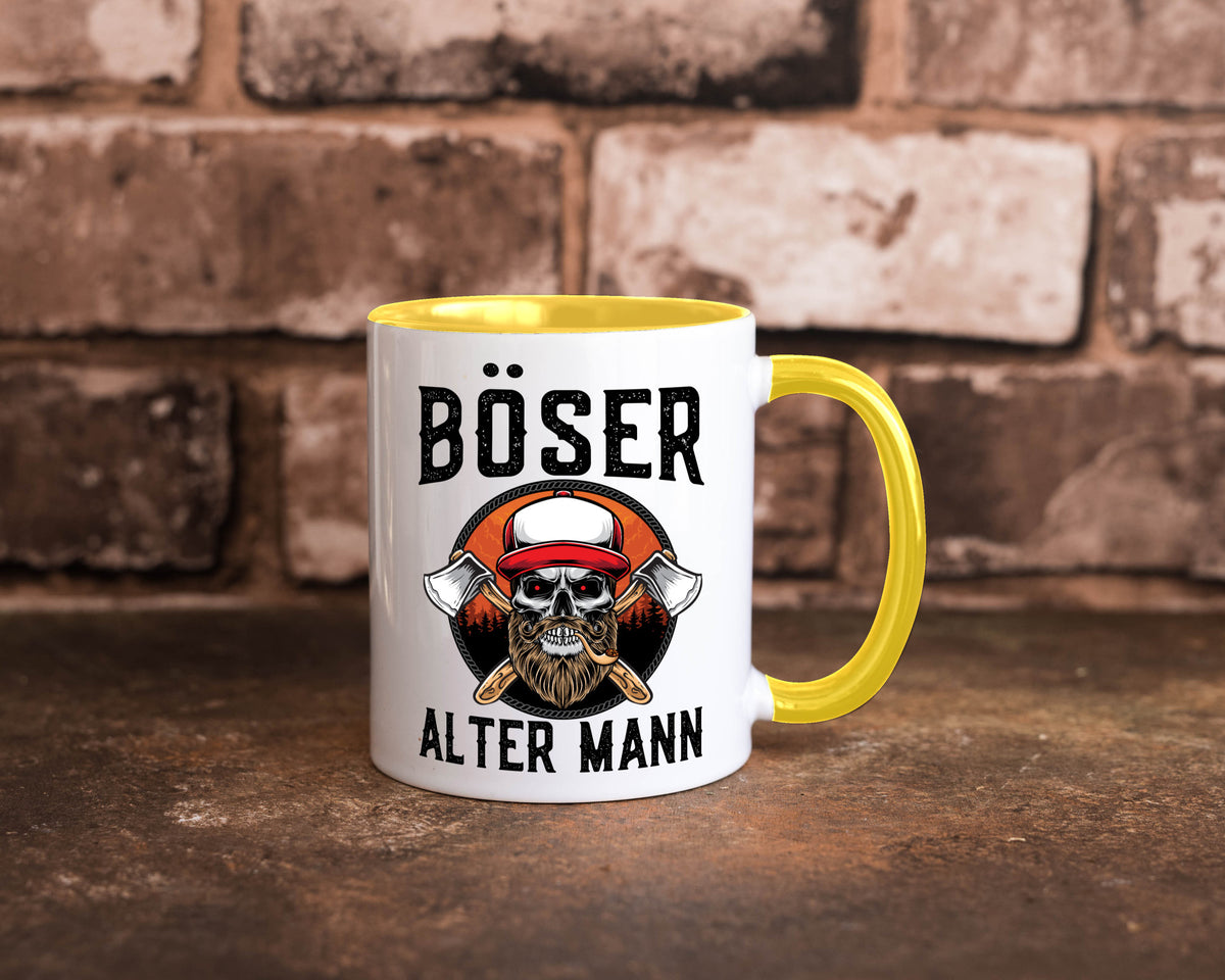 Böser alter Mann Humor Geschenkidee Tasse