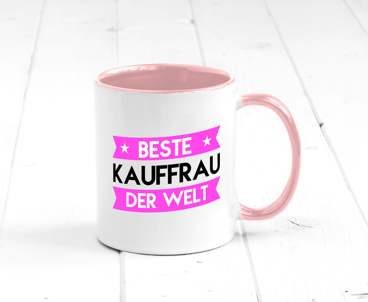 Beste Kauffrau | Kauffrauen Geschenkidee Humor Tasse