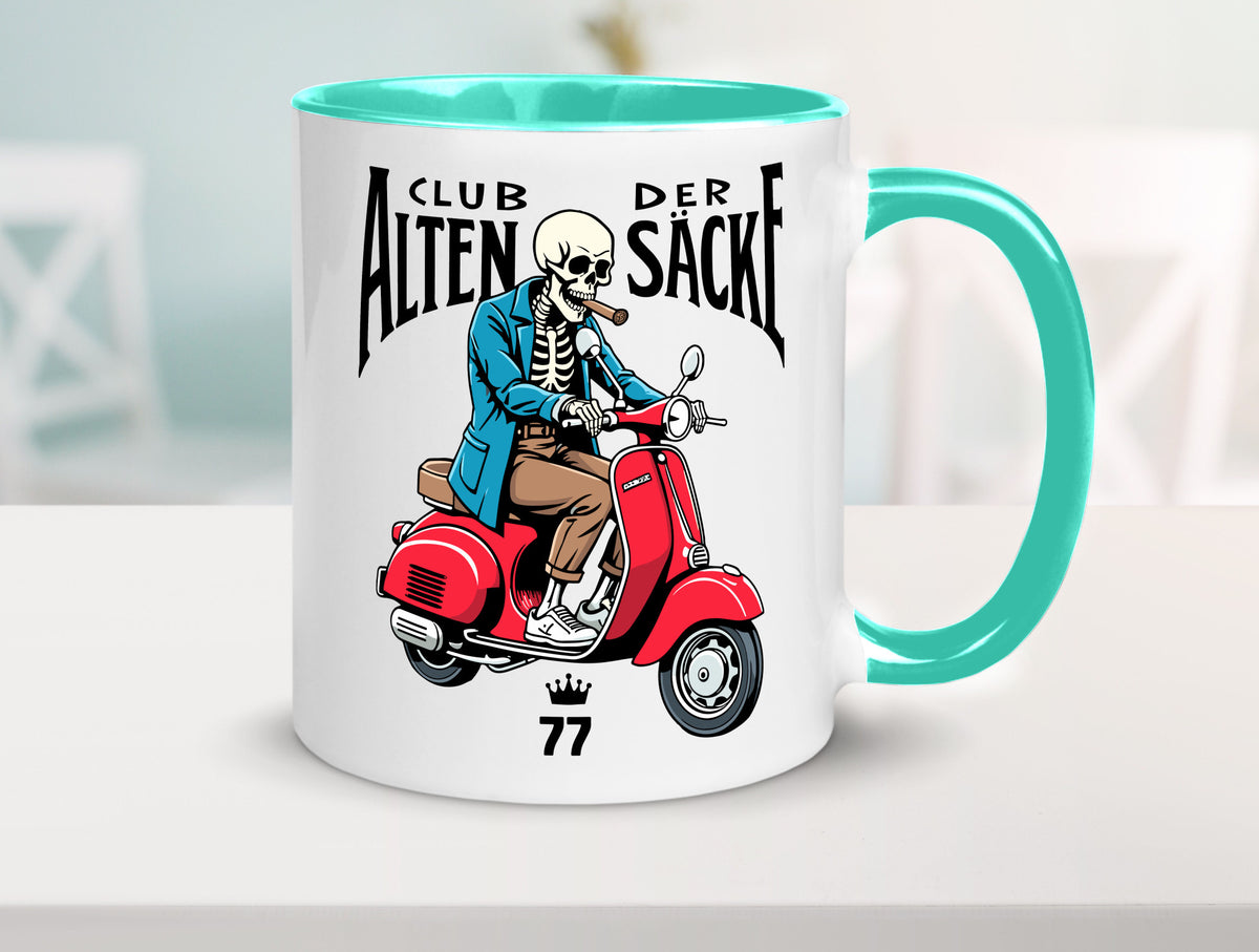 77. Geburtstag | 77 Jahre Club der alten Säcke v2 lustiger Spruch Geschenk Tasse