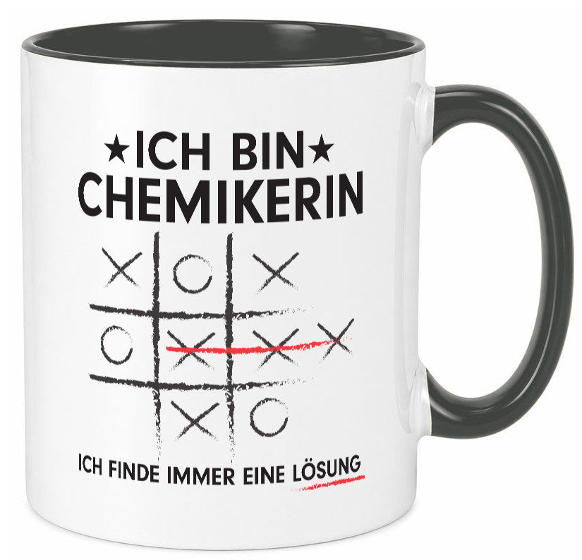 Lösung finden: Chemikerin | Chemie Labor v2 Humor Geschenkidee Tasse
