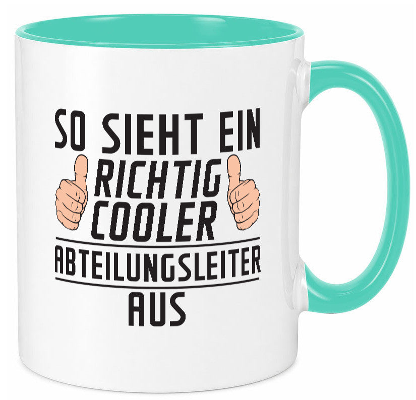 Richtig Cooler Abteilungsleiter| Führungskraft lustiger Spruch Geschenk Humor