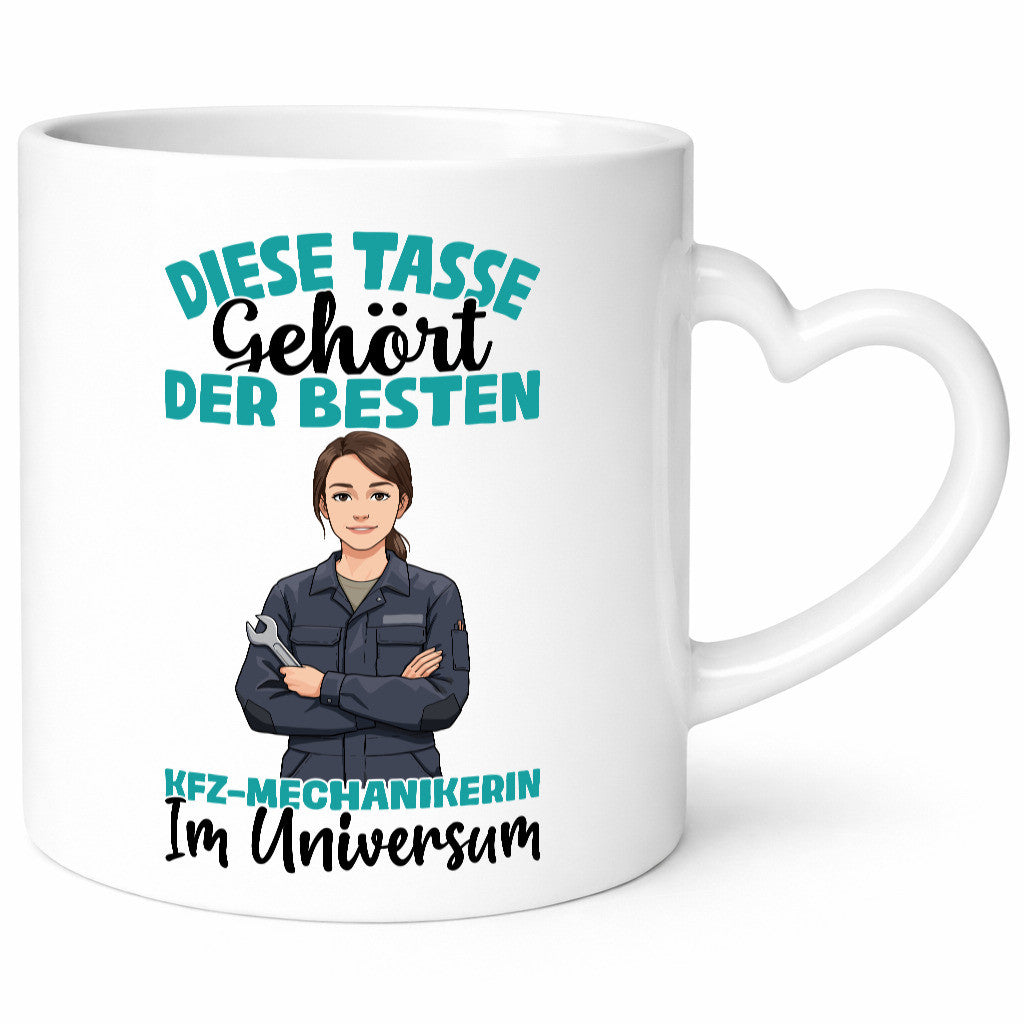 Im Universum: KFZ-Mechanikerin | Mechaniker KFZ lustiger Spruch Geschenk Humor